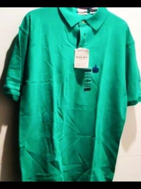 Bugle Boy Company Mens Small Green Cotton T-shirt New